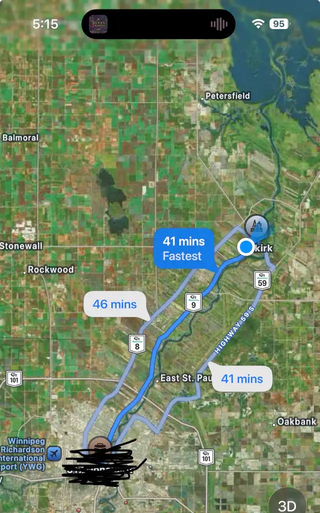 ride share from Selkirk to Winnipeg 