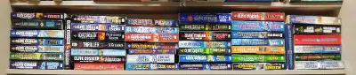 Do you have a Clive Cussler fan in your house? We have in stock numerous titles in many of his serie...
