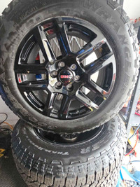  20" AT4  GMC  wheels with 275/60R20 Goodyear Wrangler tr