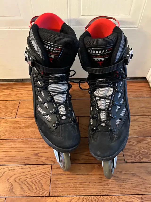 Patins à roulette Rollerblade aero7 alu 9.5us inline skates in Skates & Blades in City of Montréal - Image 4
