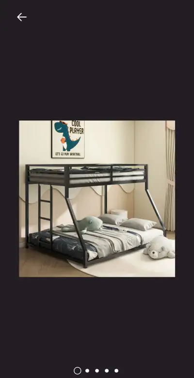 Lit superposé flambant neuf simple/double avec matelas., View more