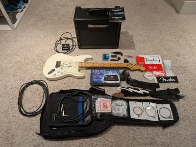 This Fender Standard Stratocaster is in 9/10 condition and has always been stored indoors. It has a...