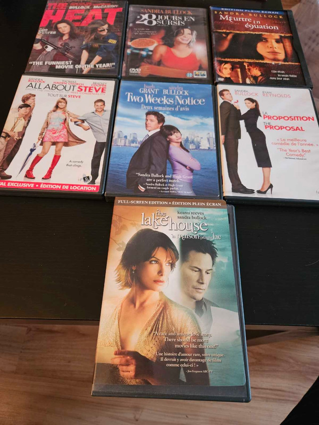 Collection Sandra Bullock dans CD, DVD et Blu-ray  à Longueuil/Rive Sud