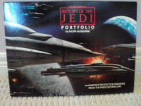 Star Wars Return of the Jedi Portfolio McQuarrie prints 1983