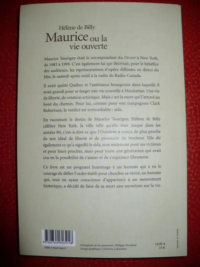 MAURICE OU LA VIE OUVERTE ( RÉCIT BIOGRAPHIQUE )62863728527233121