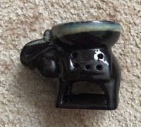 Glazed Ceramic Elephant Wax / Oil Warmer