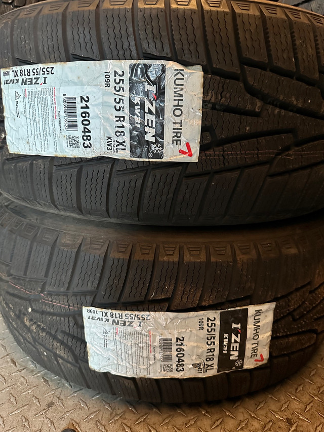 255/55R18: 2 Kumho winter tires (brand new) in Tires & Rims in Markham / York Region - Image 4