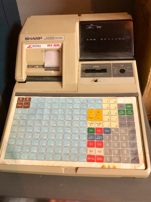 SHARP ER-3100 electronic cash register dans Autres équipements commerciaux et industriels  à Ville de Montréal
