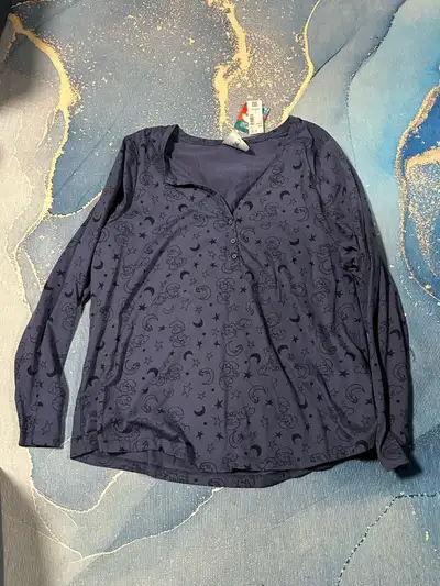 Penningtons smurfs 1x long sleeve pajama shirt top clothing, View more