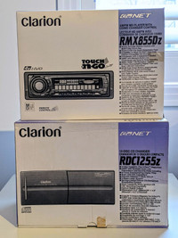 Clarion RMX855Dz MiniDisc head unit and RDC1255z 12x CD changer