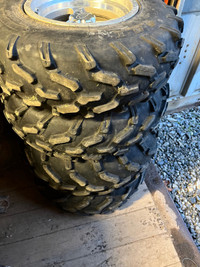 4 - 12” ITP 4x110 rims & tires