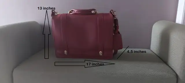 TARGUS LEATHER LAPTOP/SATCHEL BAG in Laptop Accessories in Markham / York Region - Image 2