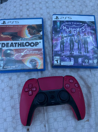 Ps5 games and controller 