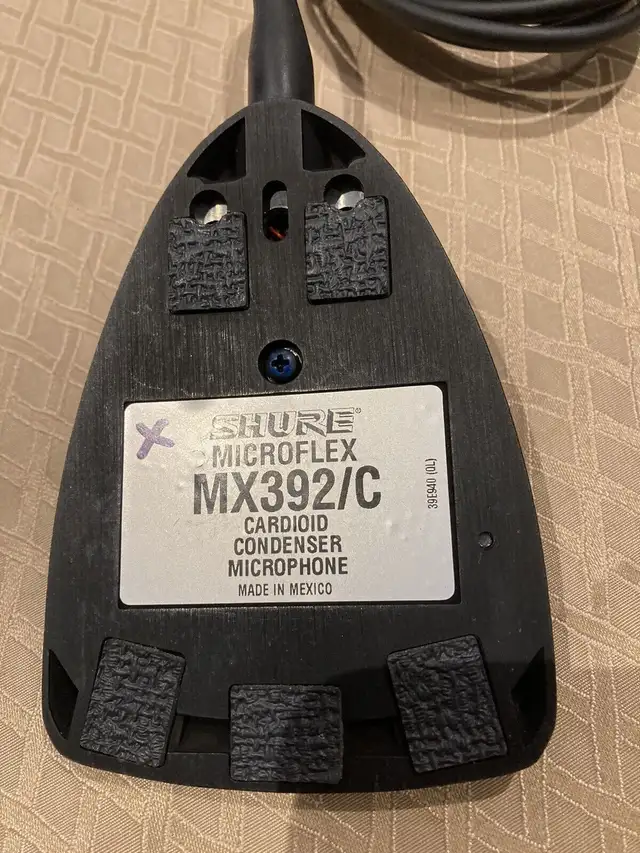 Shure MX 392/C boundary microphone in Pro Audio & Recording Equipment in Markham / York Region - Image 4