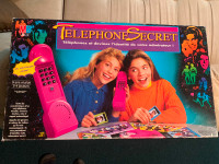 Telephone Secret Electronic Milton Bradley Jeu Societe 1991 RARE