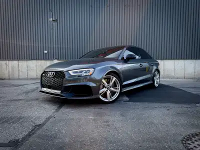 Selling my 2018 Audi RS3 in rare Daytona Grey Metallic — a true performance sedan with the legendary...