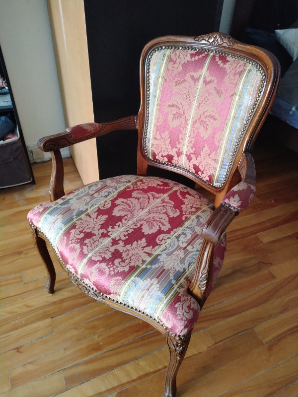 Chaise Voltaire XIXe antique dans Chaises, Fauteuils inclinables  à Ville de Montréal