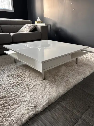 Table basse Ikea Tofteryd blanc brillant, View more