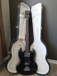 Rare Faded Worn Gibson USA SG Standard Bass