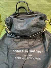 Laura Di Maggio black handbag