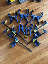 Quick release Clamps and various hand clamps 