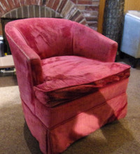 vintage Velvet Tub Chair