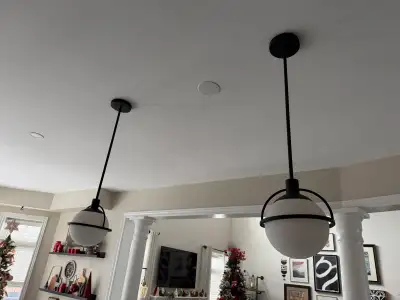 2 pendant light fixtures from Wayfair , View more