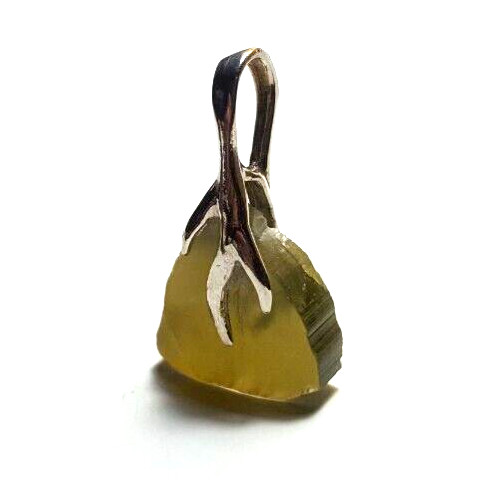 Green Tourmaline Slice Crystal Pendant in Jewellery & Watches in Sudbury