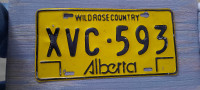 Alberta License Plate