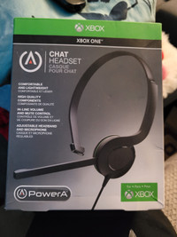 Xbox one Power A chat headsets.Used, tested, working.
