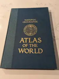1981 National Geographic Atlas Large Format