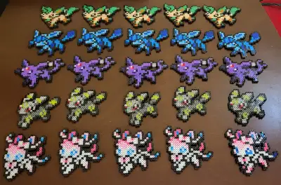 Pokémon Perler Bead Set – Umbreon, Espeon & Eeveelutions, View more
