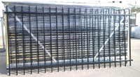 Panneaux de clôture ornementale acier.