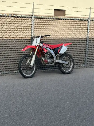Selling my crf450r Runs and drives good Will need a new back tire but the one works for now. Will ta...