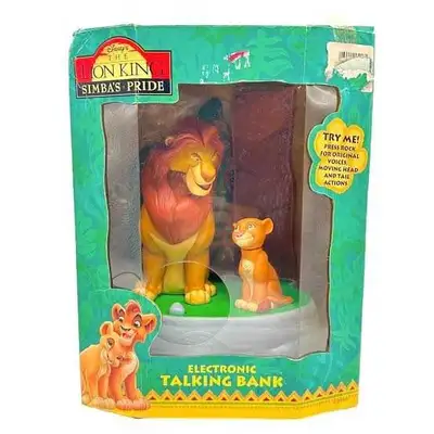 Vintage 1998 Disney Lion King II: Simba's Pride Bank NIB , View more