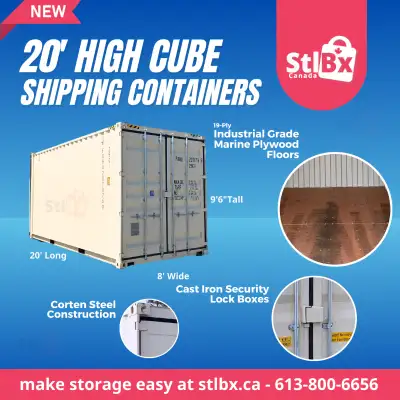 Sale! One-Trip 20ft High Cube Seacan in Ottawa!