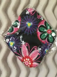 NEW 8" charcoal bamboo panty liners(Washable) 3 /$3.50 each