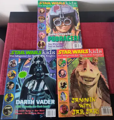 3 Star wars kids magazines with poster intact - From 1999, View more