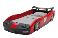 Turbo Race Car Kids Twin Bed - Red
