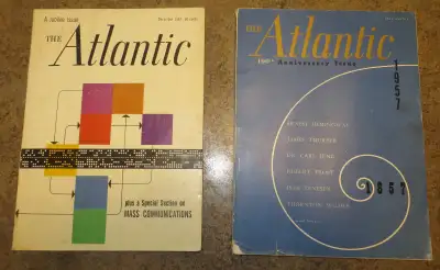 1957 Nov & Dec Atlantic mags, View more