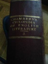 Rare  Antique 1903 Chamber's Encyclopedia of English Literature