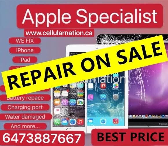⭕BEST PRICE⭕2 LOCATION iPhone+Samsung+iPad+iWatch Broken Screen in Cell Phone Services in City of Toronto