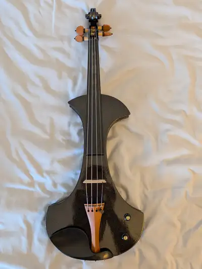 Tower Strings Electric Violin Pro (Upgraded Boxwood Fittings), View more