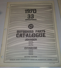 1970 Catalogue Catalog OMC Outboard 33 HP PARTS