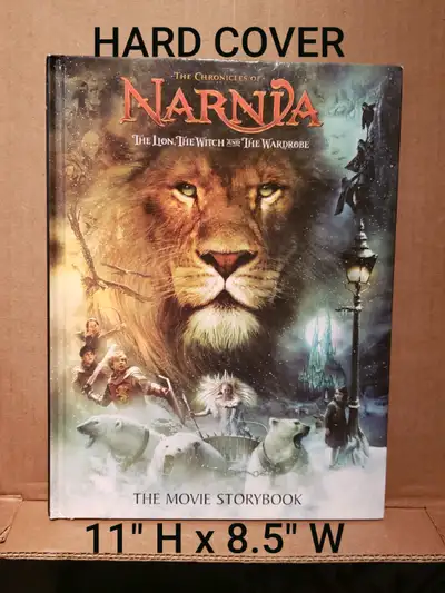 THE CHRONICLES OF NARNIA: THE LION, THE WITCH AND THE WARDROBE. HARD COVER BOOK. THE MOVIE STORYBOOK...