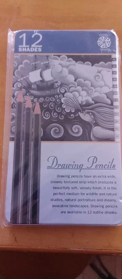 Sketching pencils bn giftable 12 shades, View more