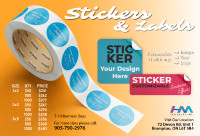 Roll Labels /Customizable Stickers Designing and Printing !