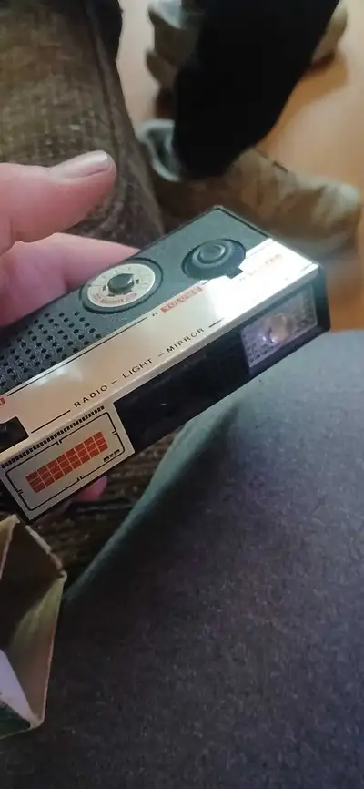 Sunex HE-007 Transistor Radio, Light, and Mirror, View more