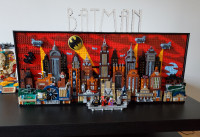 LEGO Art Batman Animated Series Gotham City, set 76271, complete
