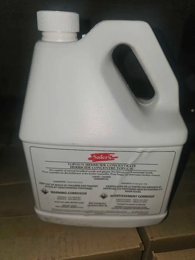 Weed killer Safer's Top Gun Herbicide concentrate 4L = 24L in Plants, Fertilizer & Soil in City of Toronto - Image 3